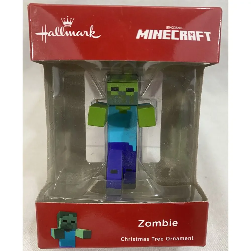 NEW Hallmark Red Box Minecraft ZOMBIE Holiday Christmas Tree Ornament‎ - 2018